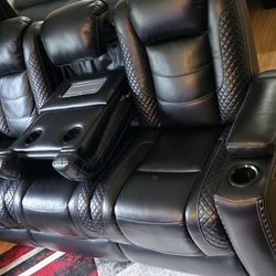 Theatre Seating - Couch And Loveseat