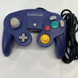 OEM Nintendo GameCube Controller Indigo Dol-003 Original Authentic 