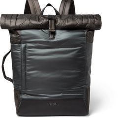 Paul Smith - Quilted Nylon and Leather Backpack