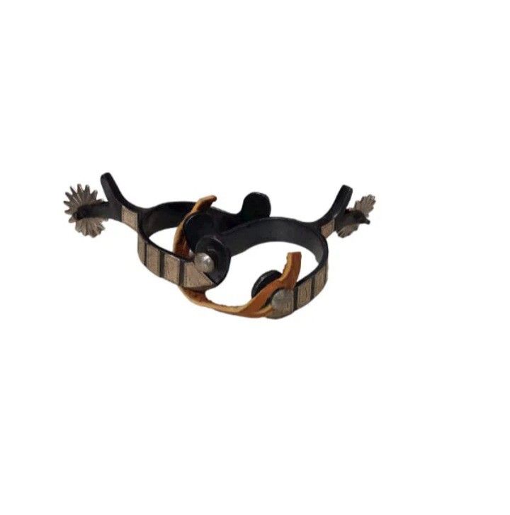 Vintage Gunmetal And Silver Tone Spurs