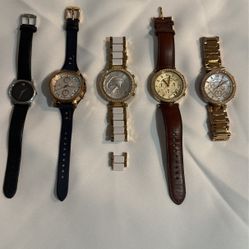 Women’s genuine leather watches and rose gold