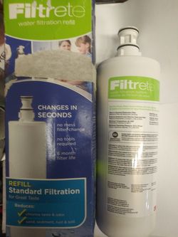 Filtrete Water Filtration refill NEW