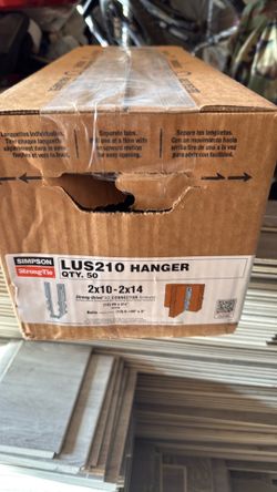 Simpson Strong Tie 2 x 10- 2 x 14 hangers.
