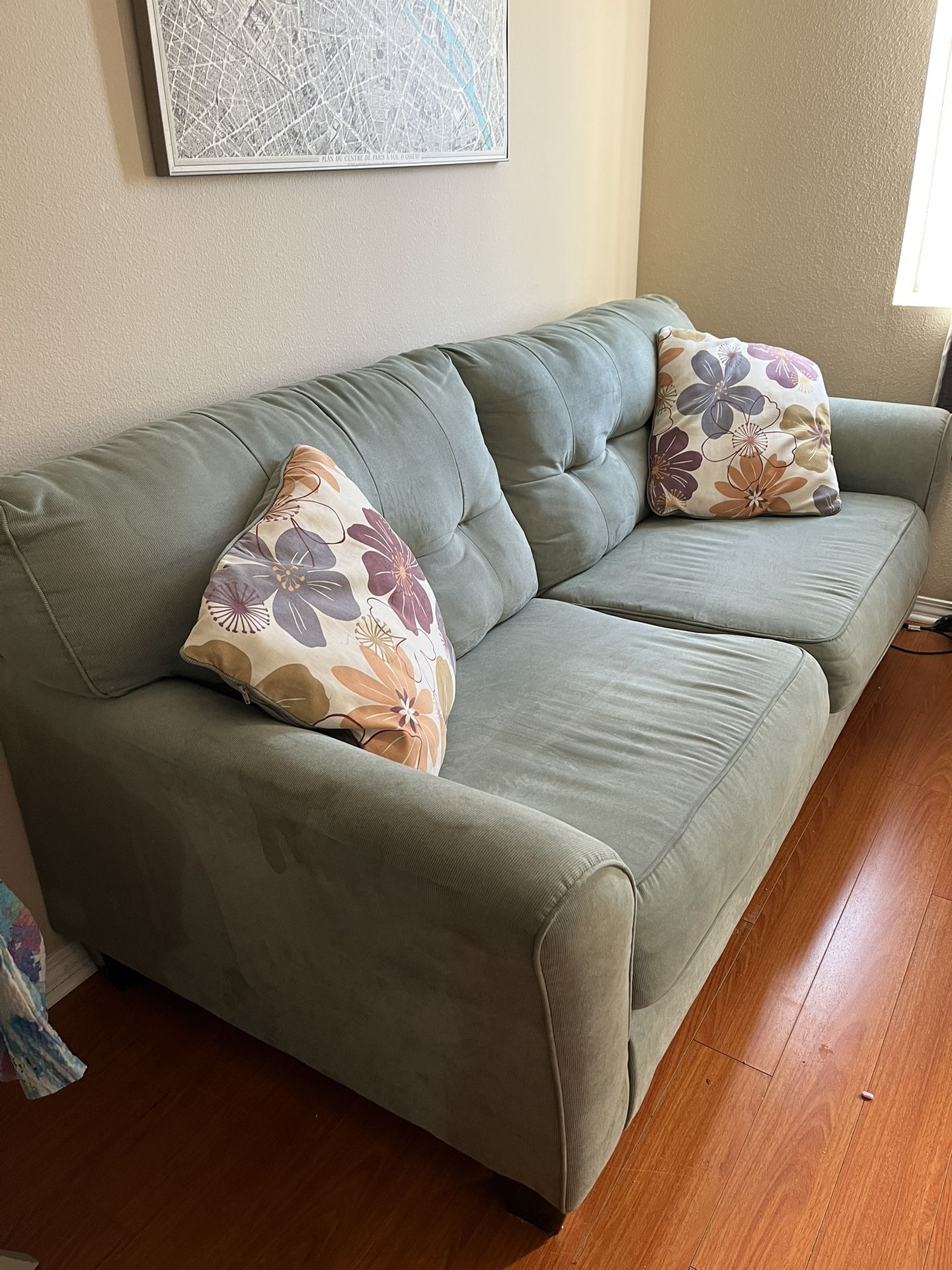 Sofa With Pillows
