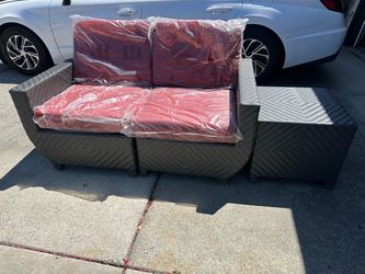 New outdoor patio furniture seating set Sunbrella