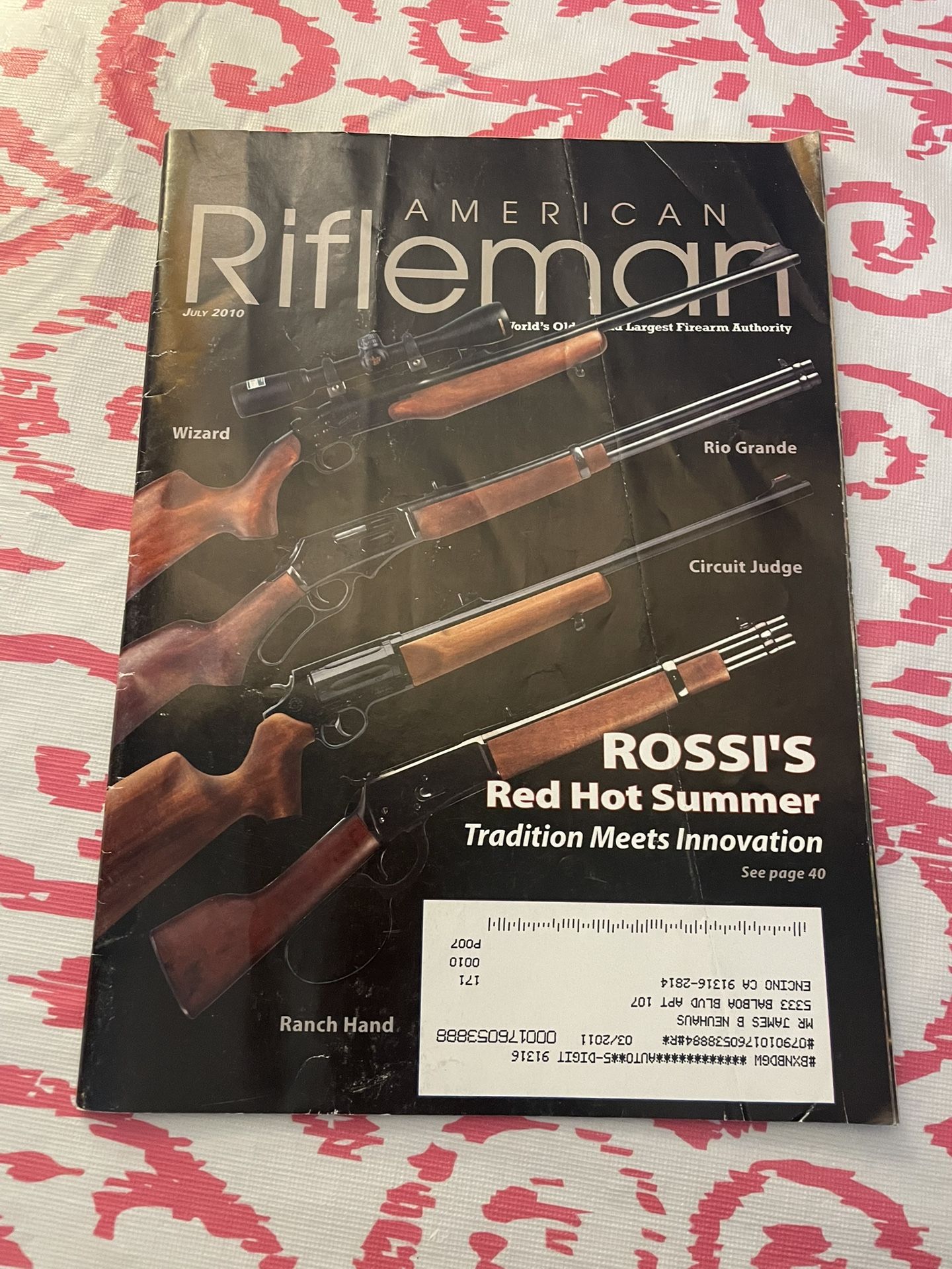 American Rifleman Magazine July 2010