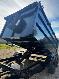 💠Brand New 12ft Diamond Walls Hydraulic Dump Trailer With Accessories 👍🏻