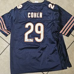 SIGNED Chicago bears Tarik Cohen jersey