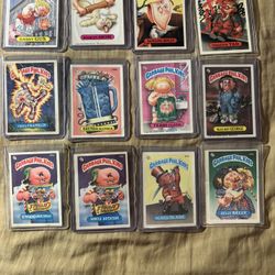 Vintage garbage pail kids card lot 1986