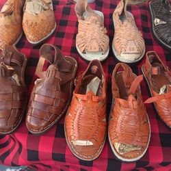 Made In Mexico Leather Huaraches