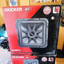 12" Kickers L7 Subwoofers (2 Subs) Brand New 