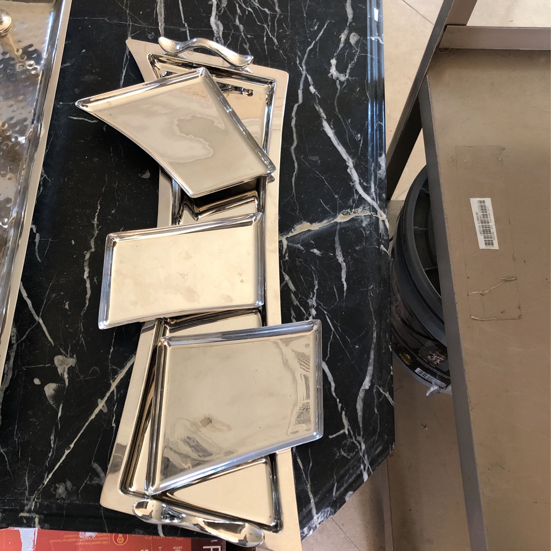 3 Section Stainless Steal Appetizer