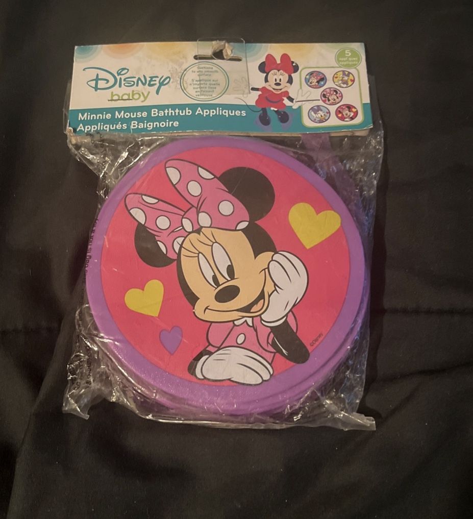 Disney Baby Minnie Mouse Bathtub Appliqués