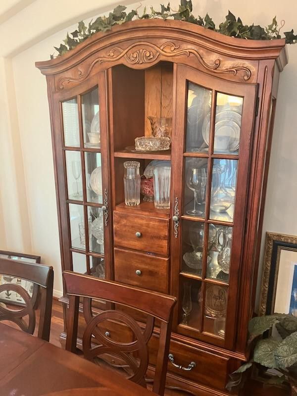 Spectacular Hutch or China Cabinet