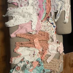 3 Month Baby Girl Clothing Haul - 30 Obo . 
