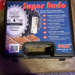 Freud 8" Super Dado saw blade set.