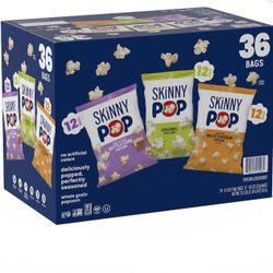 Skinny Pop Popcorn – 36 Snack Bags (New Sealed Box)
