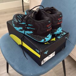 Puma MB.03 Blue Hive Men’s US Size 8 Basketball Shoes For Indoor And Outdoor Training