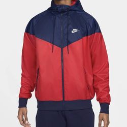 Nike Sportswear Hooded Windbreaker Jacket Sz Large