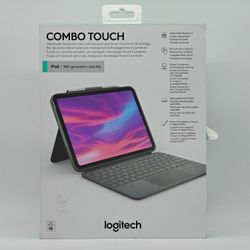 New Logitech Combo Touch Detachable Keyboard Case 920-013292 For iPad 10th Gen