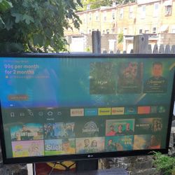 Lg Plasma TV 60in With Amazon Firestick 