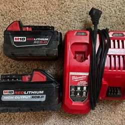 Batteries + Charger  