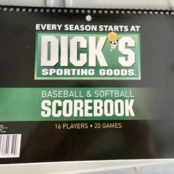 DICK'S Sporting Goods Baseball/Softball Scorebook