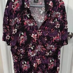 Marvel Venom Button Up Hawaiian Style Shirt size XXL just $10