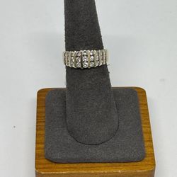 Diamond Cluster Band Ring 