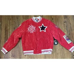 Billionaire Boys Club 2021 Stardust Varsity Jacket Red Brand New Mens Size XL