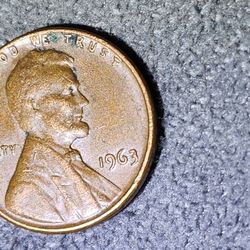 1963 N Mint Mark Penny.