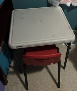 Lifetime Kids Table And One Chair