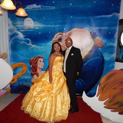 Yellow Sweet 15 Ballgown 