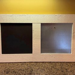 Rustic Chalkboard and Magnetic Board