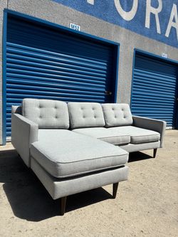 West Elm Reversible Sectional Couch 🛻Delivery Available🛻