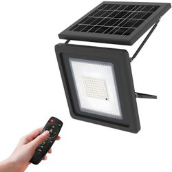 Outdoor Solar Motion Sensor Lights with Remote Control,IP65 Waterproof LED Solar Flood Lights,Solars Security Lights for Outside Yard Garage Powered O