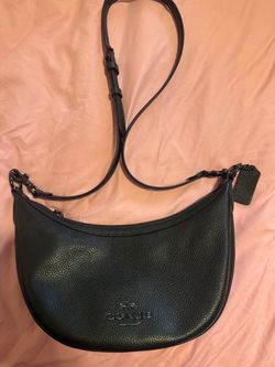 Coach Black Leather Crossbody Bag