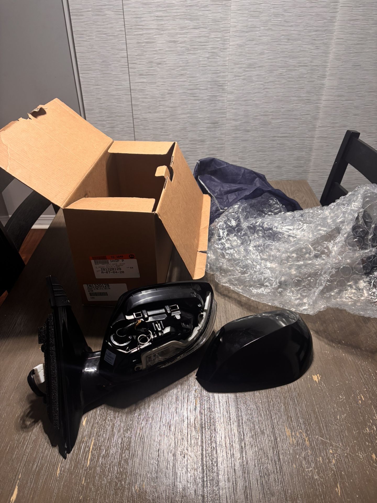 BRAND NEW 2020 Q50 INFINITI DRIVER SIDE VIEW MIRROR