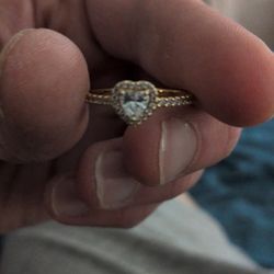 1/2 ct. Heart-Shaped Diamond Engagement Ring