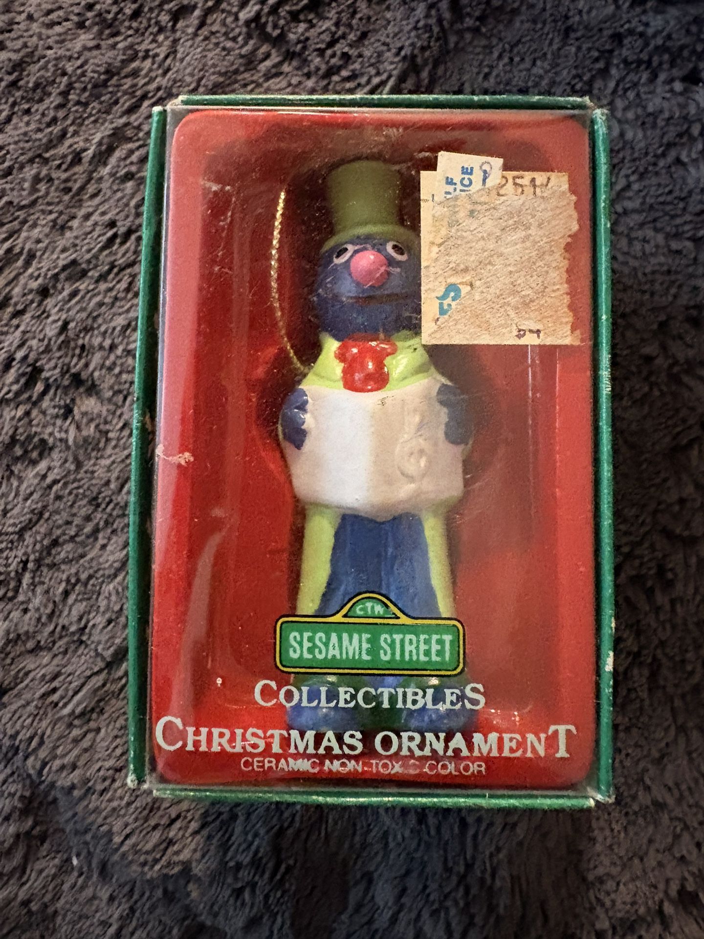 Sesame Street Collectibles Grover Christmas Ornament – Ceramic