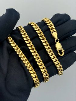 10k solid yellow gold Miami Cuban link chain necklace 20” 6.2mm 52.5 grams