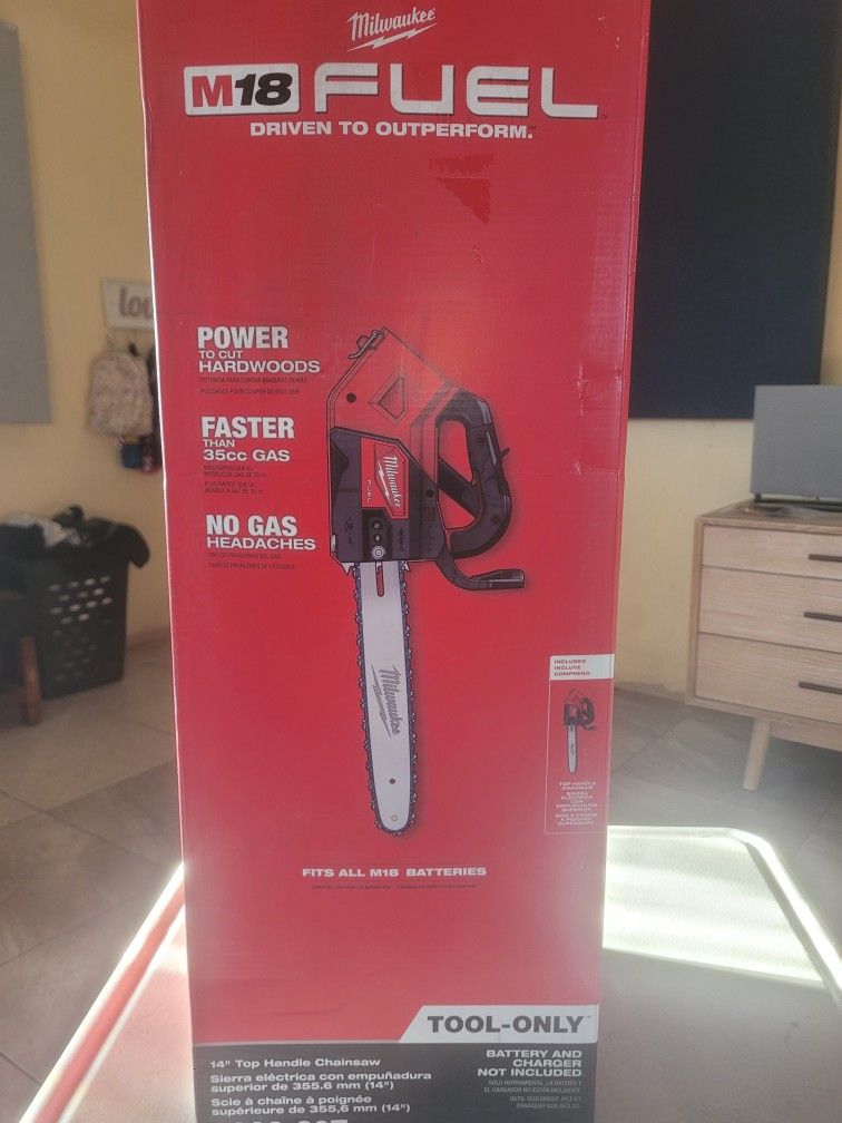 Milwaukee M18 Fuel 14" Top Handle Chainsaw Tool Only!!!