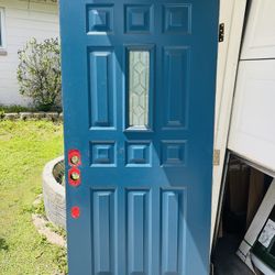 Exterior Solid Front Door 36x79.25 Great Condition 