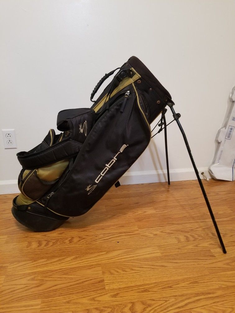 Cobra Golf Club Bag 4 Way Standing w Backpack Straps 