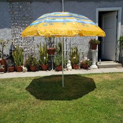 Shade Umbrella With Ground Anchor