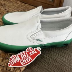 Vans Classic Slip On White Size 5.5 Men Or 7 Women 