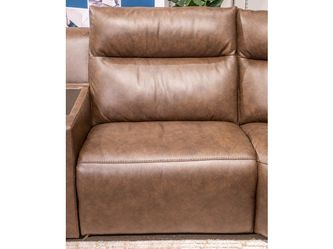 ModZ Chocolate PWR Armless REC w/ADJ Headrest