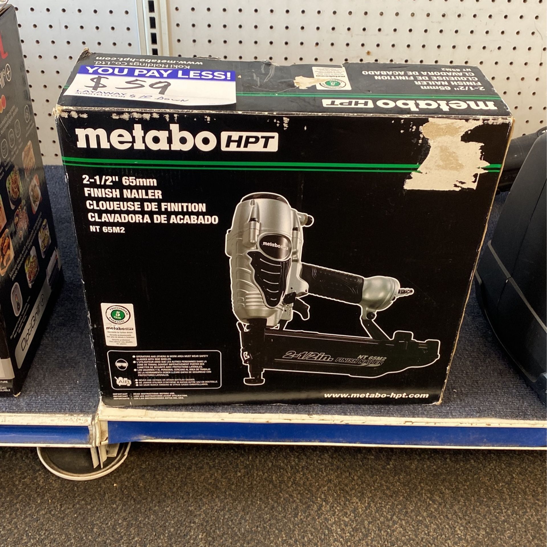 Metabo 2-1/2 65mm Nail Gun 