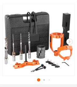 NEW IN BOX Shop SKYSHALO Mortising Attachment for Drill Press, 4 Model Drills Square Hole Chisel Set, Bench Drill Locator Set Mortise