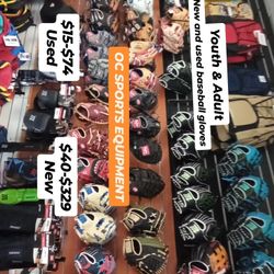 Baseball Gloves At OC SPORTS EQUIPMENT